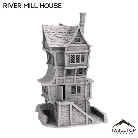 Tabletop Terrain Building River Mill House