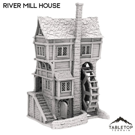 Tabletop Terrain Building River Mill House