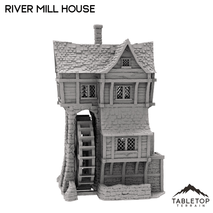 Tabletop Terrain Building River Mill House