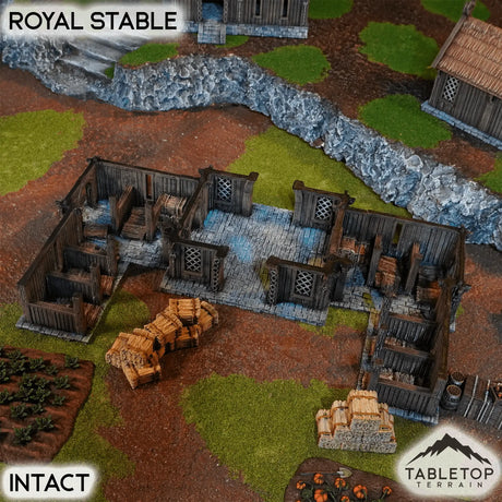 Tabletop Terrain Building Royal Stable - Kingdom of Saxonia