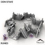 Tabletop Terrain Building Ruined / 32mm Odin Stave