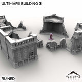 Tabletop Terrain Building Ruined / 32mm Ultimarii Building 3