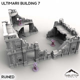 Tabletop Terrain Building Ruined / 32mm Ultimarii Building 7