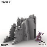 Tabletop Terrain Building Ruined / 32mm Vexed Village - House D