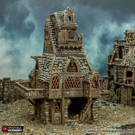 Tabletop Terrain Building Ruined Apothecary