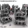 Tabletop Terrain Building Ruined Buildings Set A