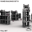 Tabletop Terrain Building Ruined Buildings Set B