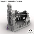 Tabletop Terrain Building Ruined Caribbean Church