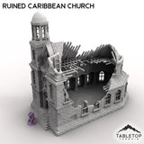 Tabletop Terrain Building Ruined Caribbean Church
