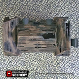Tabletop Terrain Building Ruined Chateau - WWII Building
