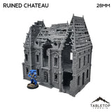 Tabletop Terrain Building Ruined Chateau - WWII Building