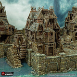 Tabletop Terrain Building Ruined City Watermill