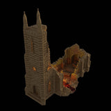 Tabletop Terrain Building Ruined Cultist Church