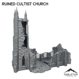 Tabletop Terrain Building Ruined Cultist Church