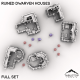 Tabletop Terrain Building Ruined Dwarven Houses