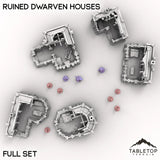 Tabletop Terrain Building Ruined Dwarven Houses