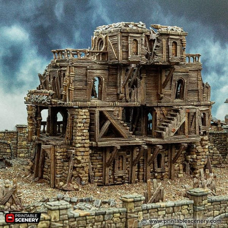 Tabletop Terrain Building Ruined Inn