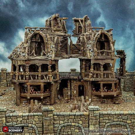 Tabletop Terrain Building Ruined Inn