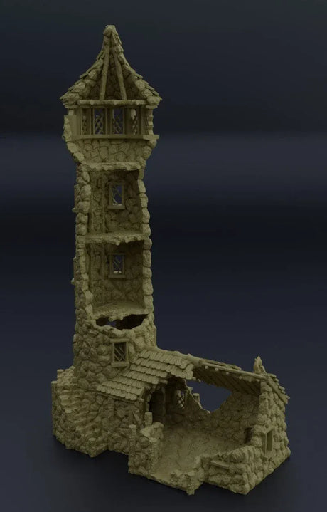 Tabletop Terrain Building Ruined Lighthouse