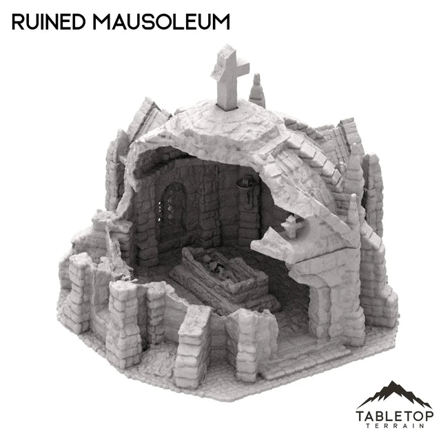 Tabletop Terrain Building Ruined Mausoleum