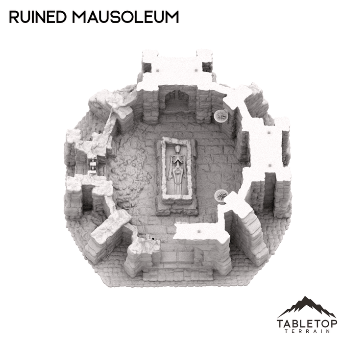 Tabletop Terrain Building Ruined Mausoleum