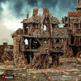 Tabletop Terrain Building Ruined Merchant Guild