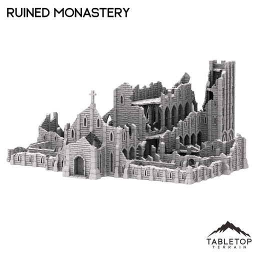 Tabletop Terrain Building Ruined Monastery
