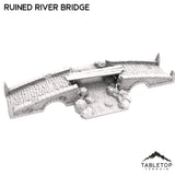 Tabletop Terrain Building Ruined River Bridge