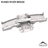 Tabletop Terrain Building Ruined River Bridge