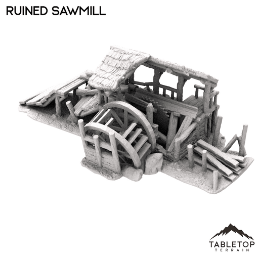 Tabletop Terrain Building Ruined Sawmill