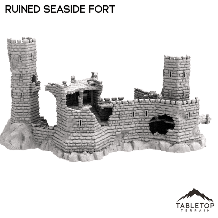 Tabletop Terrain Building Ruined Seaside Fort