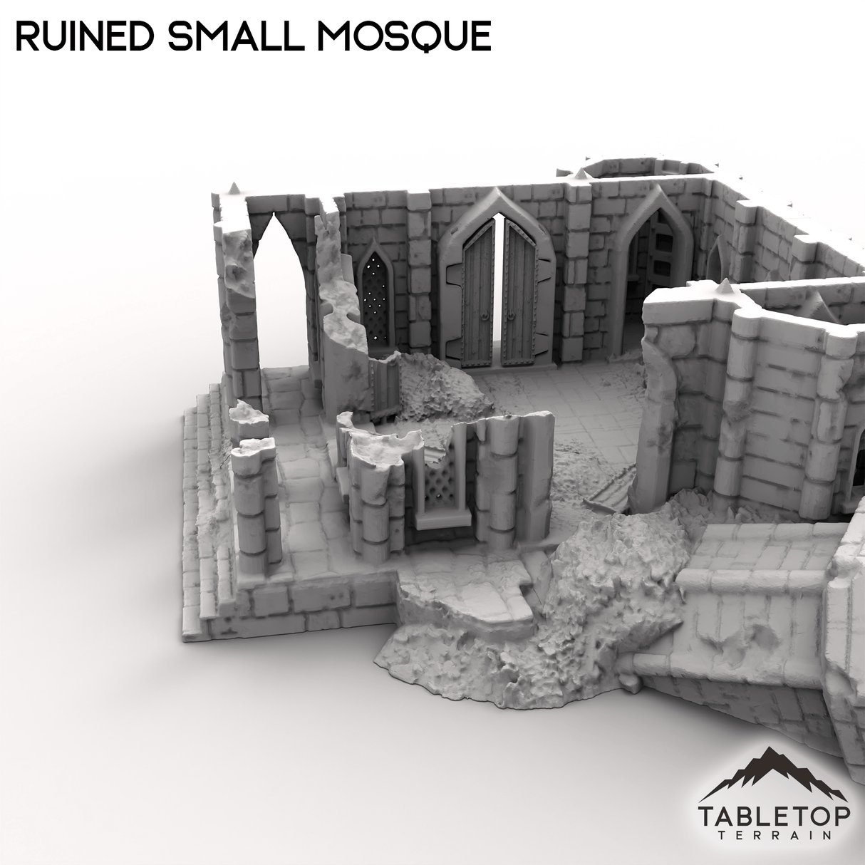 Tabletop Terrain Building Ruined Small Mosque