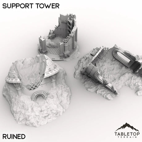 Tabletop Terrain Building Ruined Support Tower