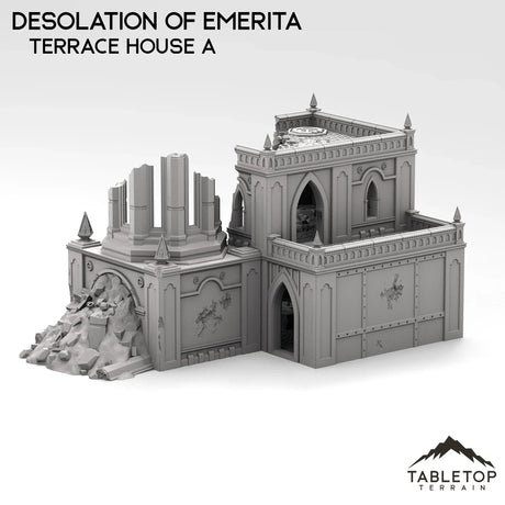 Tabletop Terrain Building Ruined Terrace Houses - The Desolation of Emerita