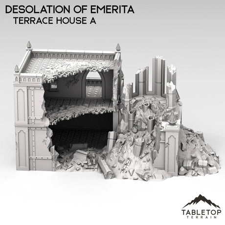 Tabletop Terrain Building Ruined Terrace Houses - The Desolation of Emerita