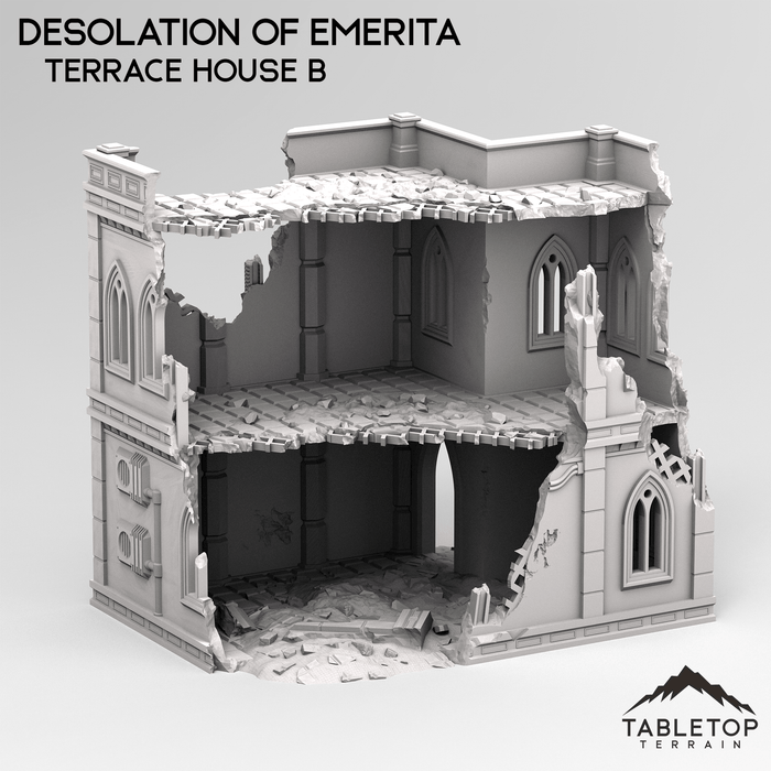 Tabletop Terrain Building Ruined Terrace Houses - The Desolation of Emerita