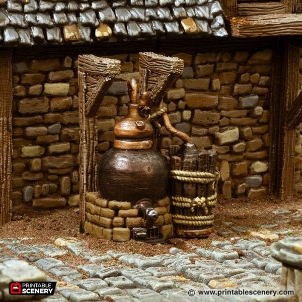 Tabletop Terrain Building Rum Distillery