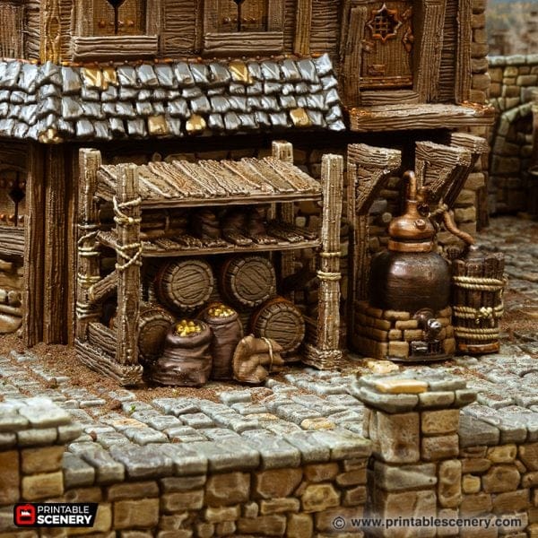 Tabletop Terrain Building Rum Distillery