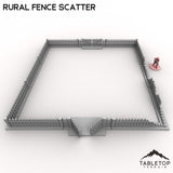 Tabletop Terrain Building Rural Fence Scatter