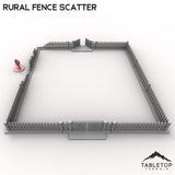 Tabletop Terrain Building Rural Fence Scatter