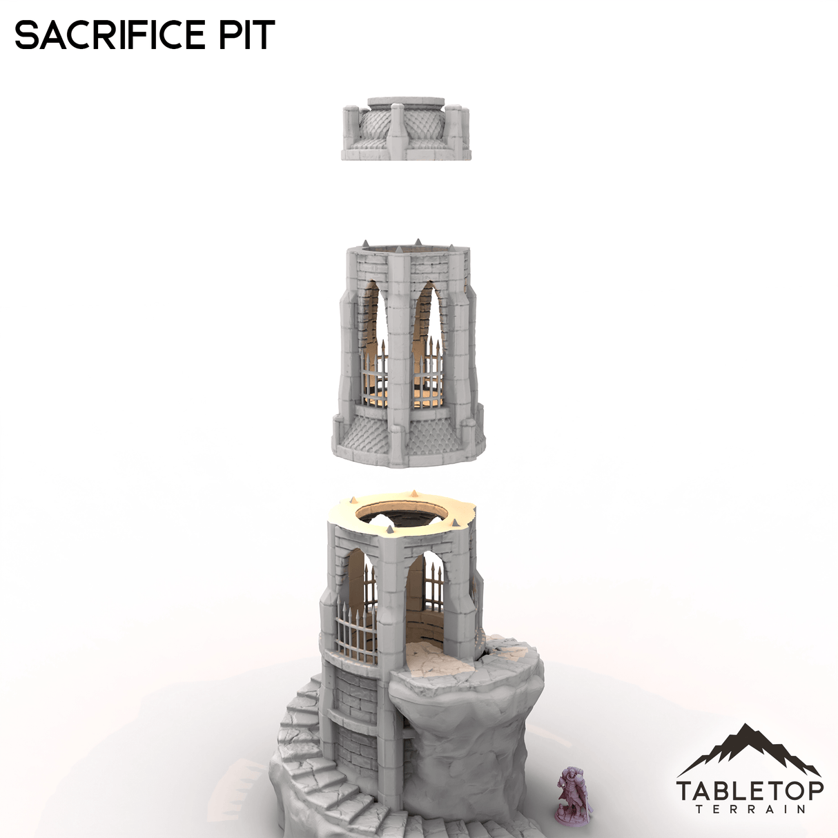 Tabletop Terrain Building Sacrifice Pit