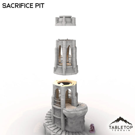 Tabletop Terrain Building Sacrifice Pit