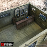 Tabletop Terrain Building Saloon - Wild West Building