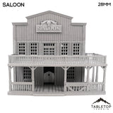 Tabletop Terrain Building Saloon - Wild West Building