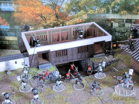 Tabletop Terrain Building Samurai Castle Gatetower