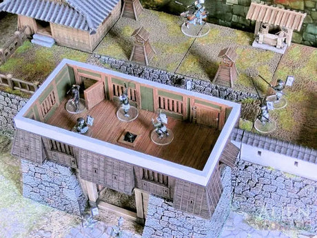 Tabletop Terrain Building Samurai Castle Gatetower