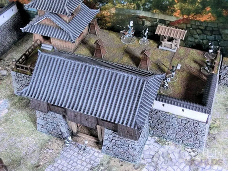 Tabletop Terrain Building Samurai Castle Gatetower