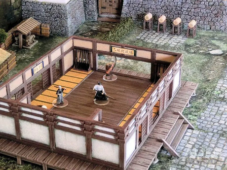 Tabletop Terrain Building Samurai Dojo