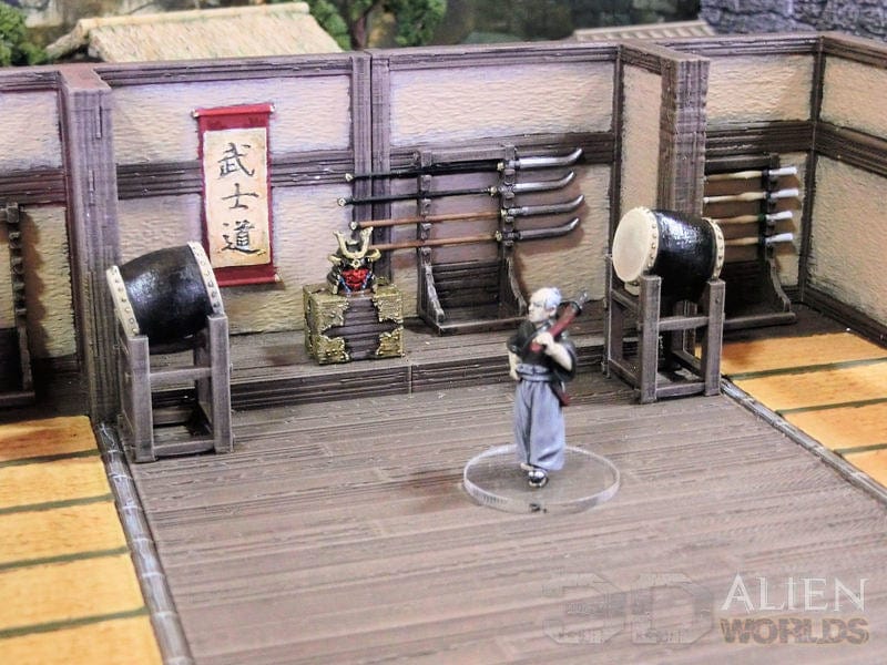 Tabletop Terrain Building Samurai Dojo