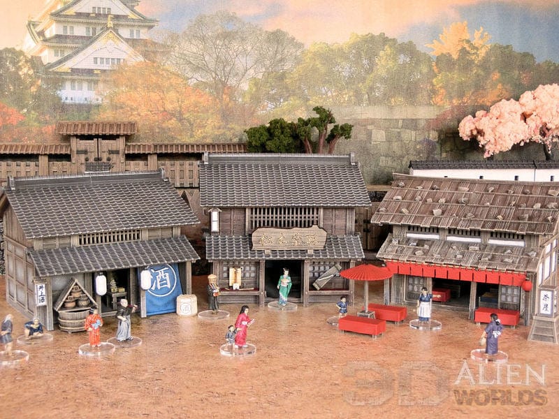 Tabletop Terrain Building Samurai Rice Shop